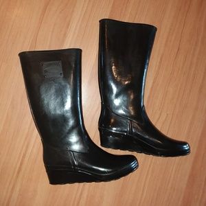 COUGAR FERRY Rubber Wedge Boots Size 8M